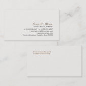 Eenvoudig en geavanceerd Visitekaartje (Voorkant / Achterkant)