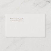 Eenvoudig en geavanceerd Visitekaartje (Achterkant)