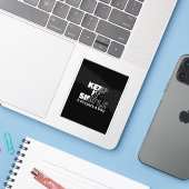 Eenvoudig en gebedsgebed Sticker (Laptop met iPhone)
