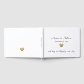 Eenvoudig en gelukkig ooit na een gouden hart brui gastenboek (Volledig)