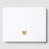 Eenvoudig en gelukkig ooit na een gouden hart brui gastenboek (Achterkant)