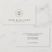 Eenvoudig en gesofisticeerd proces van de Schaal v Visitekaartje (Voorkant / Achterkant)