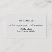 Eenvoudig en gewoon Visitekaartje voor reumatoloog (Achterkant)