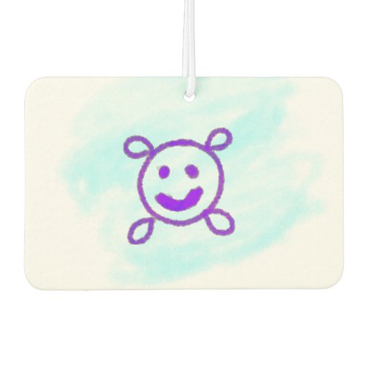 eenvoudig en kleurrijk ontwerp voeg uw logo-luchtv luchtverfrisser (Voorkant)