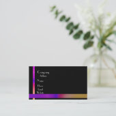 Eenvoudig en kleurrijk visitekaartje (Staand voorkant)