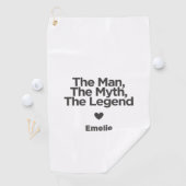 Eenvoudig en lief citaat Gepersonaliseerde papa Gi Golfhanddoek (Insitu)