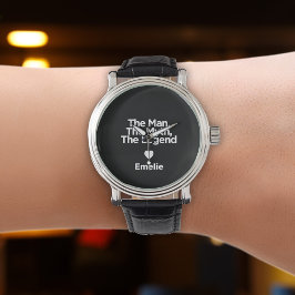 Eenvoudig en lief citaat Gepersonaliseerde papa Gi Horloge