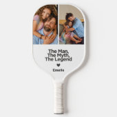 Eenvoudig en lief citaat Gepersonaliseerde papa Gi Pickleball Paddle (Voorkant)