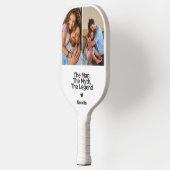Eenvoudig en lief citaat Gepersonaliseerde papa Gi Pickleball Paddle (Links)
