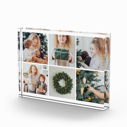 Eenvoudig en minimaal raster fotoblokken (Rechts)