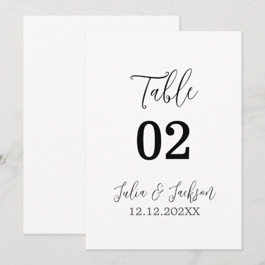 Eenvoudig en minimalistisch (Voorkant / Achterkant)