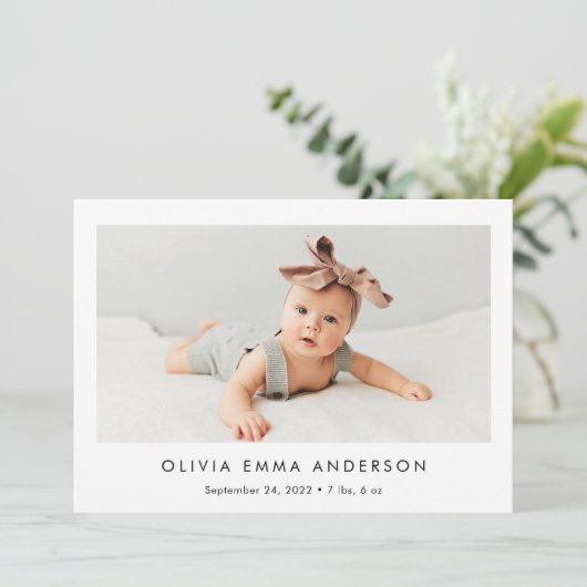 Eenvoudig en minimalistisch 2 de Aankondiging van  (Staand voorkant)