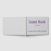 Eenvoudig en minimalistisch generiek gastenboek (Volledig)