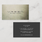 Eenvoudig en modern Abstract Artist Visitekaartje (Voorkant / Achterkant)