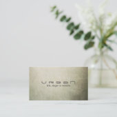 Eenvoudig en modern Abstract Artist Visitekaartje (Staand voorkant)