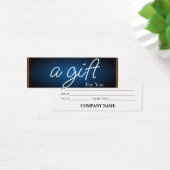 Eenvoudig en modern bedrijfscadeaubon mini visitekaartjes (Bureau)