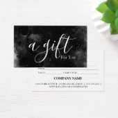 Eenvoudig en modern bedrijfscadeaubon visitekaartje (Bureau)