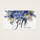 Eenvoudig en modern bedrijfscadeaubon visitekaartje (Voorkant)