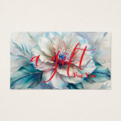 Eenvoudig en modern bedrijfscadeaubon visitekaartje (Voorkant)