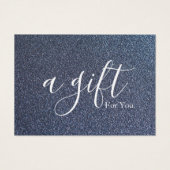 Eenvoudig en modern bedrijfscadeaubon visitekaartje (Voorkant)