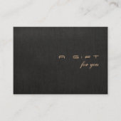 Eenvoudig en modern Cadeaucertificaat Kortingskaartje (Voorkant)