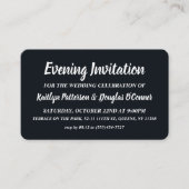 Eenvoudig en modern, de Uitnodiging van het Ticket (Voorkant)