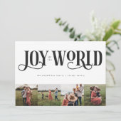 Eenvoudig en modern feestdagenkaart (Staand voorkant)