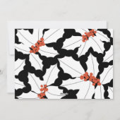 Eenvoudig en modern feestdagenkaart (Achterkant)