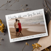 Eenvoudig en modern Houd de datum foto Save The Date