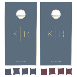 Eenvoudig en modern Monogram Midnight Blue
