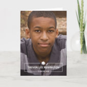 Eenvoudig en modern Photo-Afstuderen gevouwen (Voorkant)