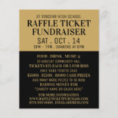 Eenvoudig en modern, Raffle Ticket Fundraiser Even Flyer (Voorkant)