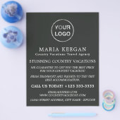 Eenvoudig en modern reisbureau Adverteren brochure (Enkel)