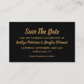 Eenvoudig en modern, sparen de Kaart van de Datum Visitekaartje (Voorkant)