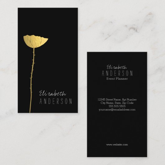 Eenvoudig en modern Visitekaartje (Voorkant / Achterkant)