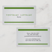 Eenvoudig en modern Visitekaartje voor medisch ber (Voorkant / Achterkant)