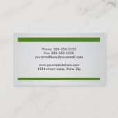 Eenvoudig en modern Visitekaartje voor medisch ber (Achterkant)