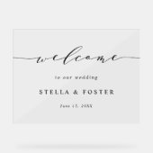 Eenvoudig en modern Weddenschap Acryl Bord (Voorkant)