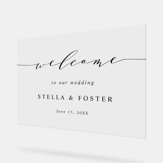 Eenvoudig en modern Weddenschap Acryl Bord (Hoek)