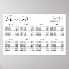 Eenvoudig en modern weddenschappen poster