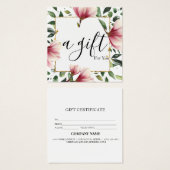 Eenvoudig en modern zakelijk vierkante visitekaartjes (Voorkant /achterkant)