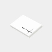 Eenvoudig en moedig houden post-it® notes (Schuin)