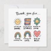 Eenvoudig en Mooie Bedankkaart (Voorkant)