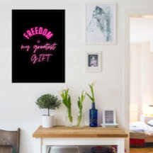 Eenvoudig en Motivatie met neonroze typografie