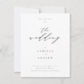 Eenvoudig en prachtig sparen de Kaart van de Datum (Voorkant)