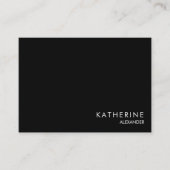 Eenvoudig en professioneel B/W Visitekaartje (Voorkant)