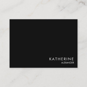 Eenvoudig en professioneel B/W Visitekaartje