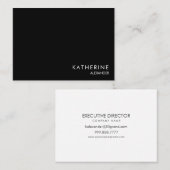 Eenvoudig en professioneel B/W Visitekaartje (Voorkant / Achterkant)