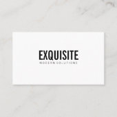 Eenvoudig en professioneel met pictogrammen visitekaartje (Voorkant)