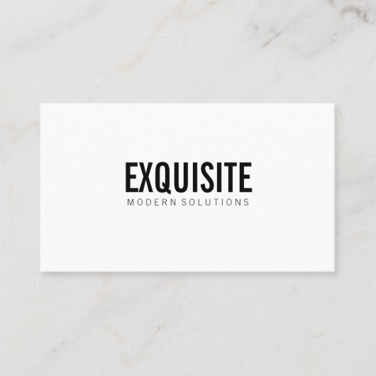 Eenvoudig en professioneel met pictogrammen visitekaartje (Voorkant)